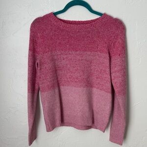 cupcakes & cashmere Pink Ombre Sweater